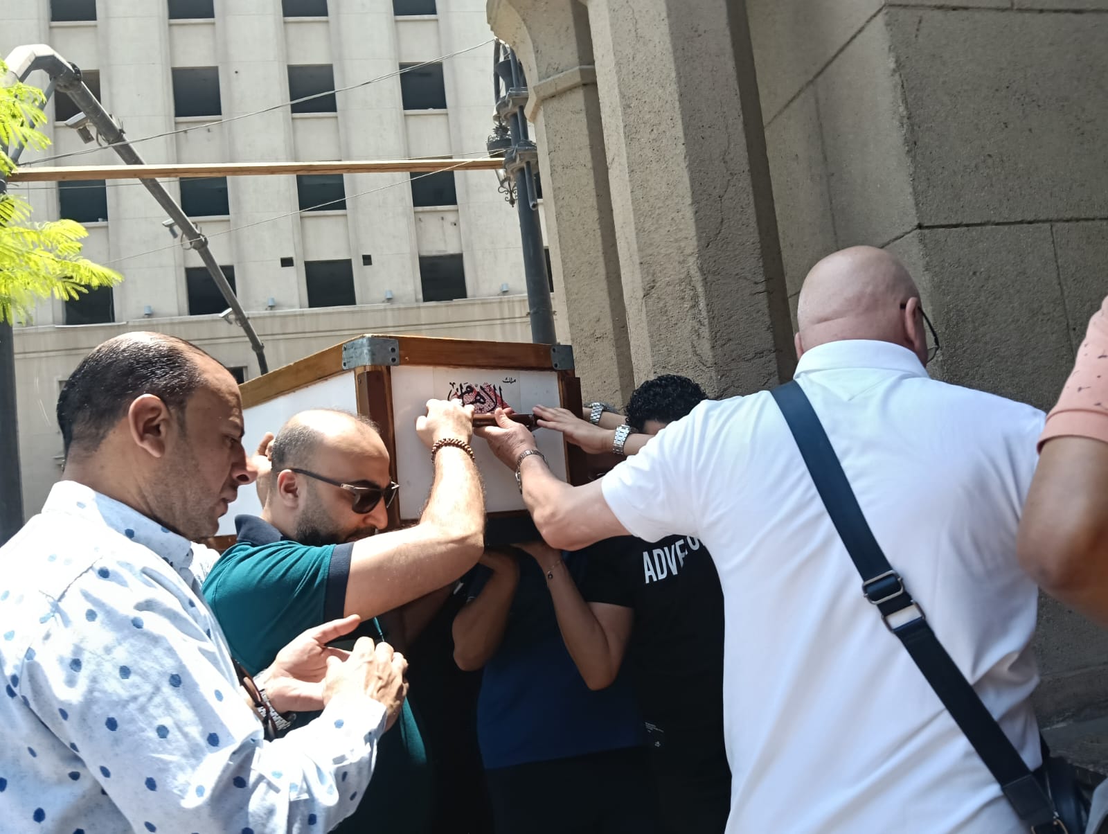 جنازة والد تامر عبد المنعم جنازة والد تامر عبد المنعم