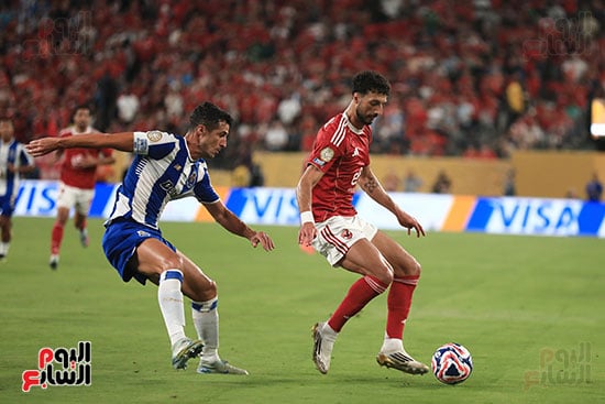 وسام أبوعلى خلال المباراة وسام أبوعلى خلال المباراة