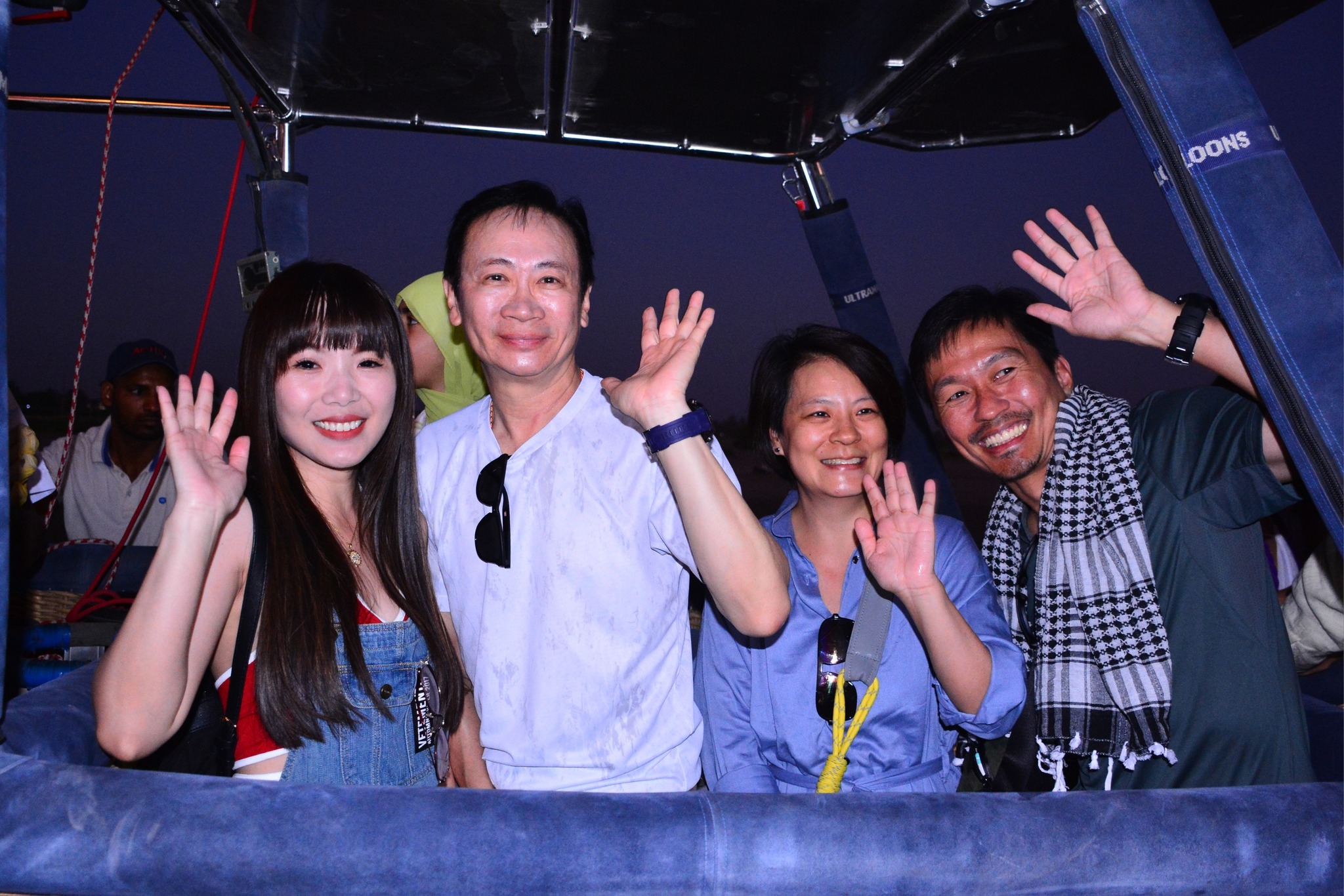 بهجة الأجانب فى قلب رحلات البالون الطائر