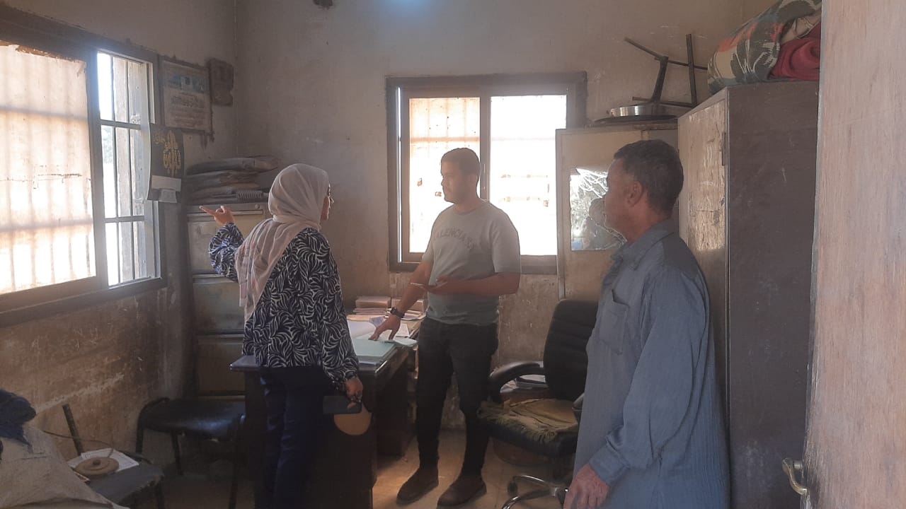 نائب محافظ القليوبية خلال الجولة نائب محافظ القليوبية خلال الجولة