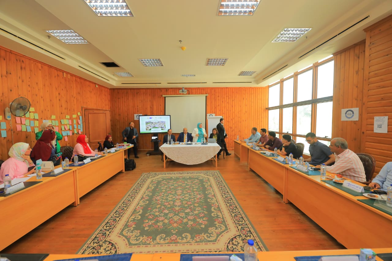 جانب من ورش العمل بجامعة كفر الشيخ