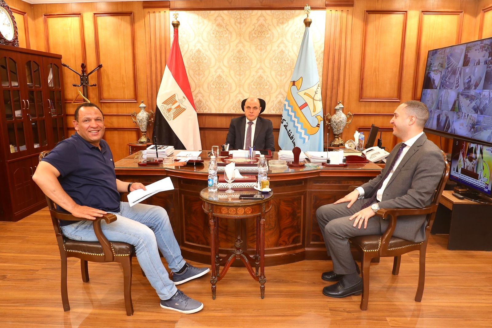 محافظ كفرالشيخ يناقش عدد من الملفات ومشاكل الدوائر مع أعضاء مجلسي النواب والشيوخ