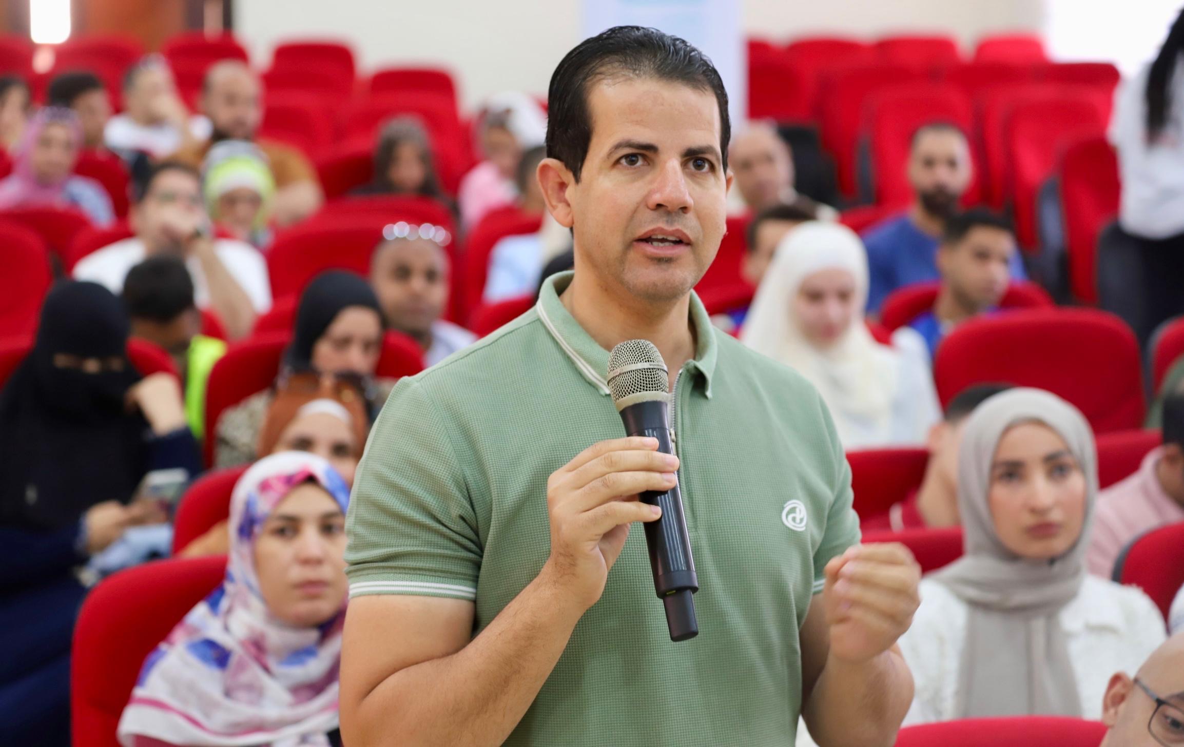 خلال فعاليات المعسكر للمشاركة في تنفيذ برامج الحماية من المخدرات