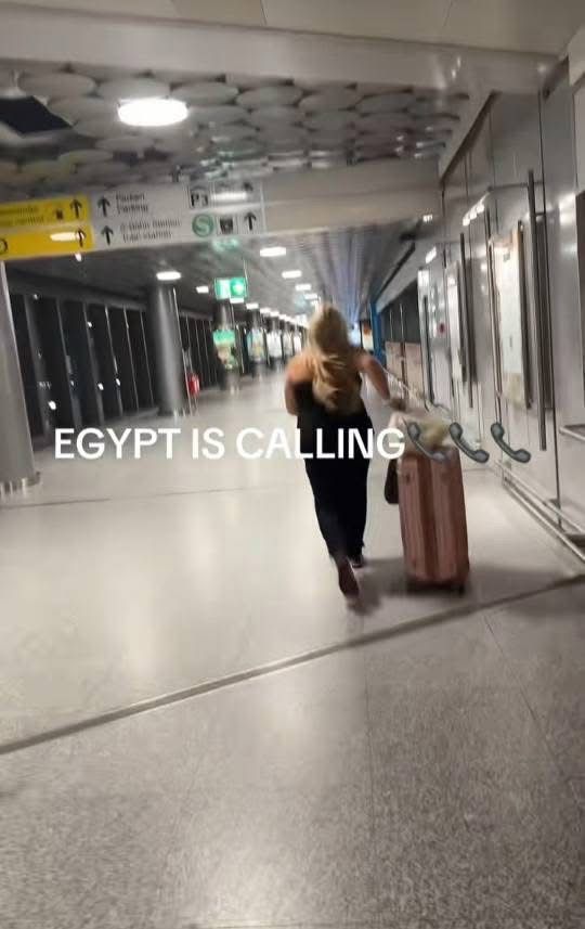 سائحة تدعو لزيارة مصر