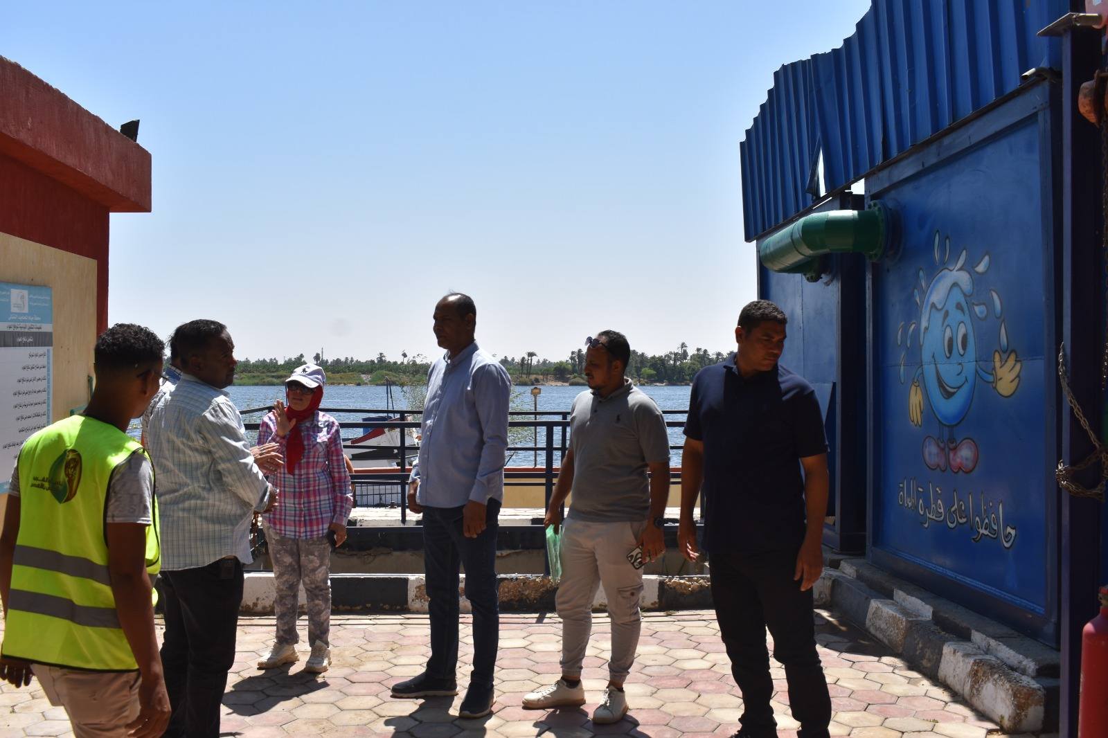 جولات على مشروعات حياة كريمة التابعة لشركة مياه الأقصر