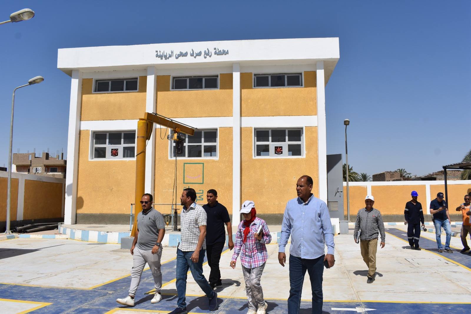 متابعة محطة رفع صرف صحى الرياينة