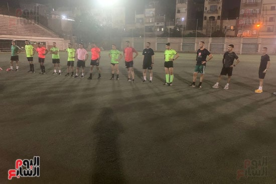 حكام الجيزة مع أبو خاطر واللجنة خلال التدريب العملى حكام الجيزة مع أبو خاطر واللجنة خلال التدريب العملى