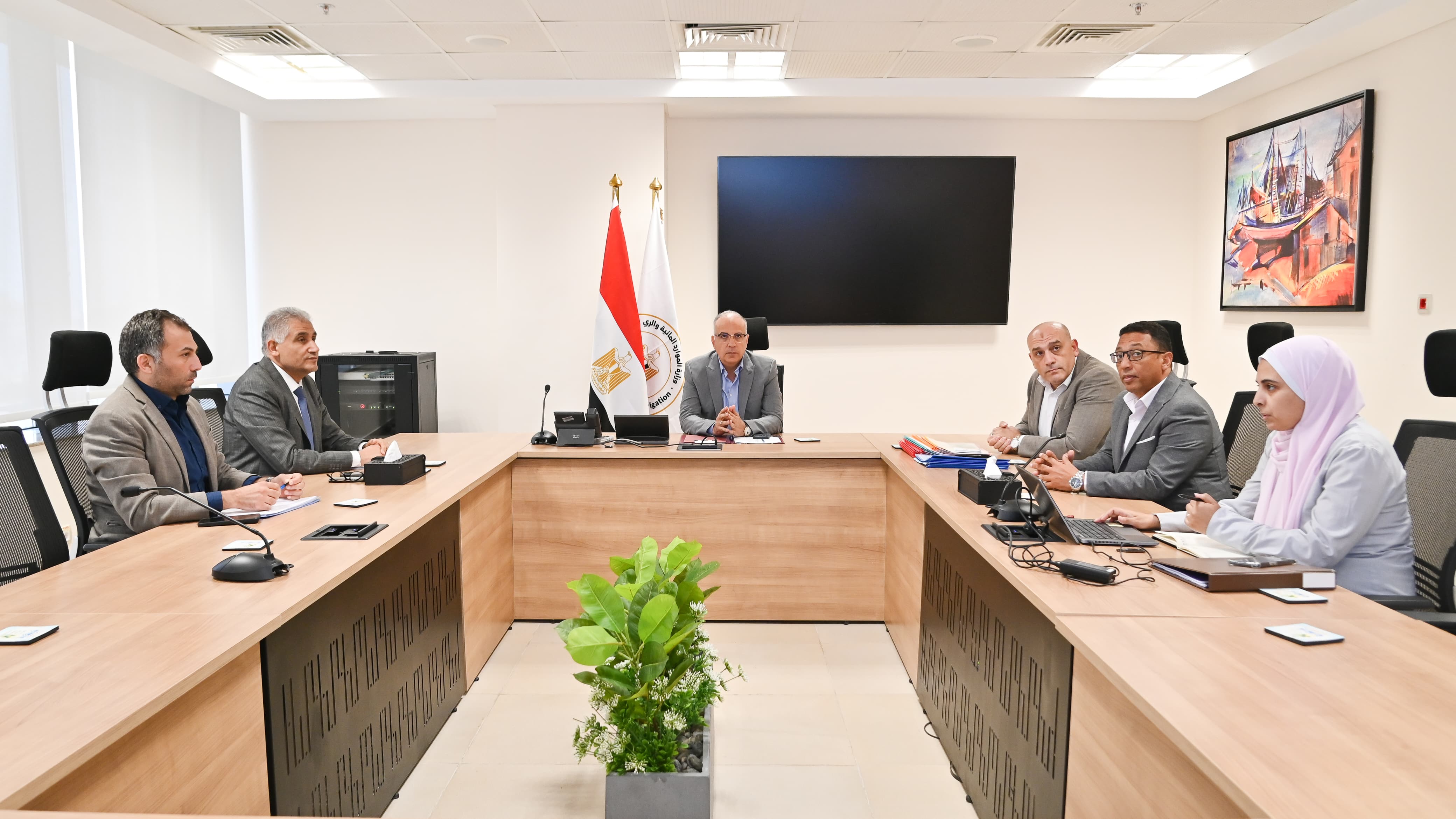 جانب من الاجتماع جانب من الاجتماع