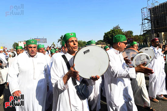 موكب الطرق الصوفية من أمام مسجد سيدى صالح الجعفرى (20)