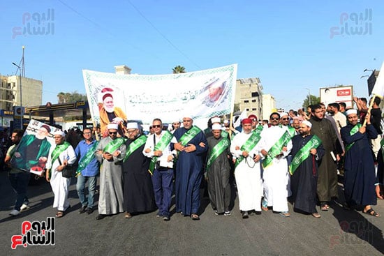 موكب الطرق الصوفية من أمام مسجد سيدى صالح الجعفرى (17)