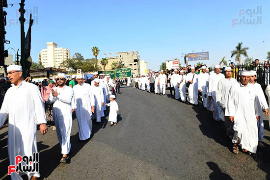 موكب الطرق الصوفية من أمام مسجد سيدى صالح الجعفرى (15)