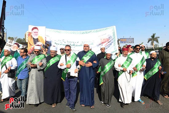موكب الطرق الصوفية من أمام مسجد سيدى صالح الجعفرى (14)