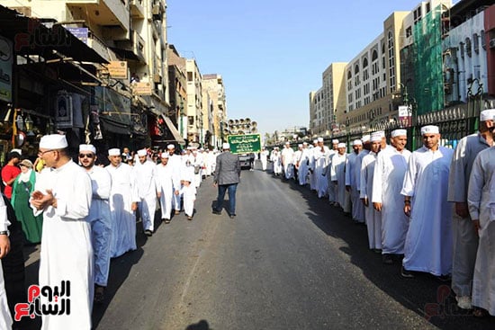 موكب الطرق الصوفية من أمام مسجد سيدى صالح الجعفرى (13)