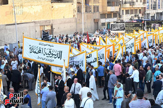 موكب الطرق الصوفية من أمام مسجد سيدى صالح الجعفرى (7)