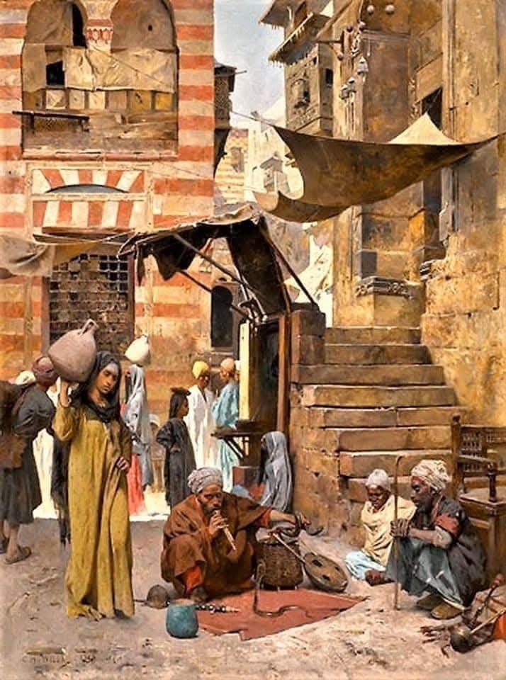 لوحة للمستشرق فيدا