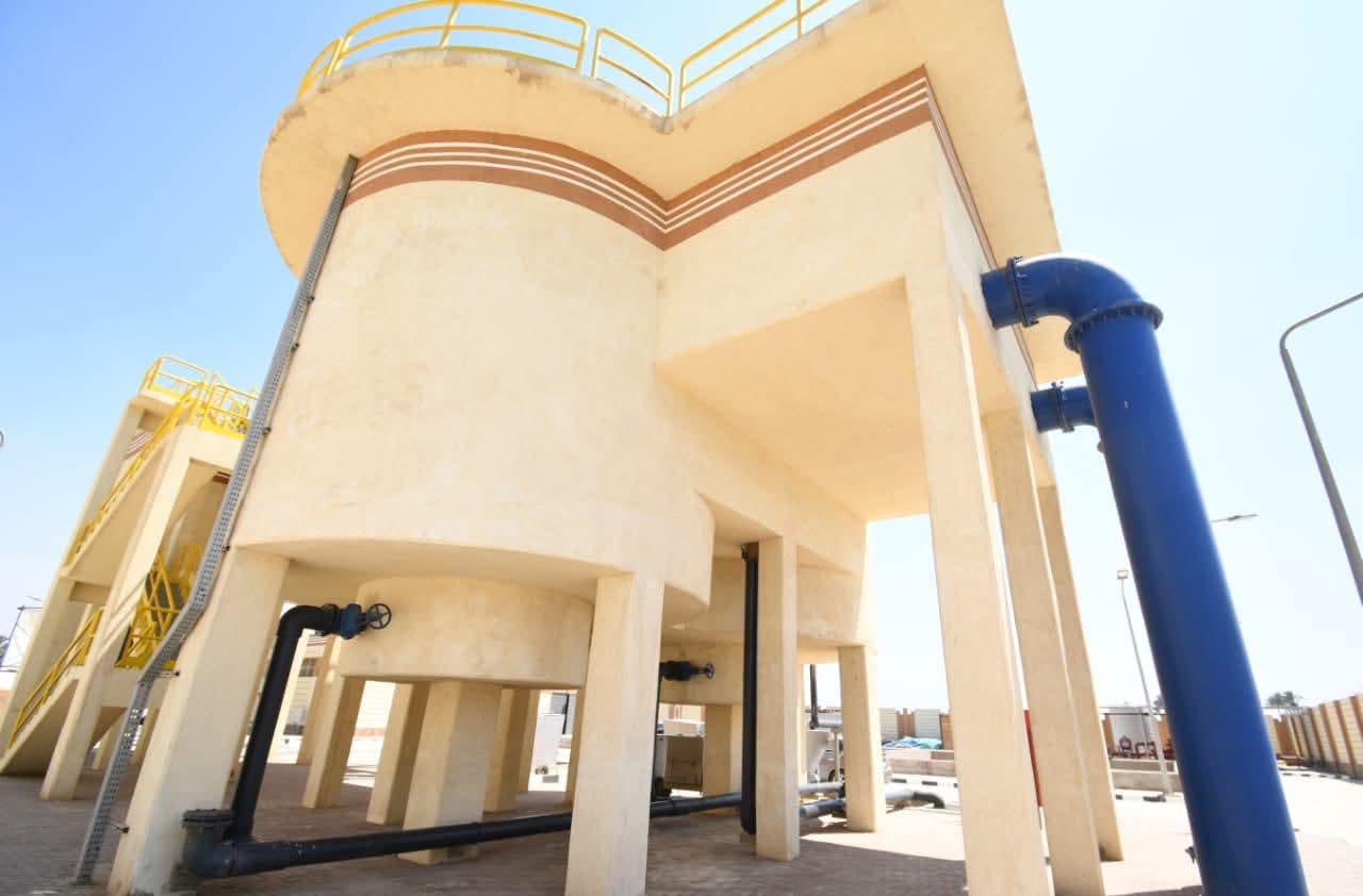 تفقد محطة معالجة منشأة الكرام