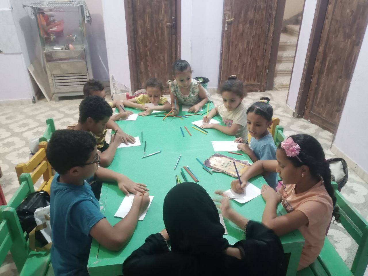 جانب من الورش والفعاليات لدعم الأطفال بالثقافة