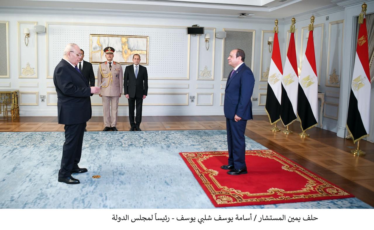 رؤساء محكمة النقض ومجلس الدولة والنيابة الإدارية الجدد يؤدون اليمين القانونية (5)
