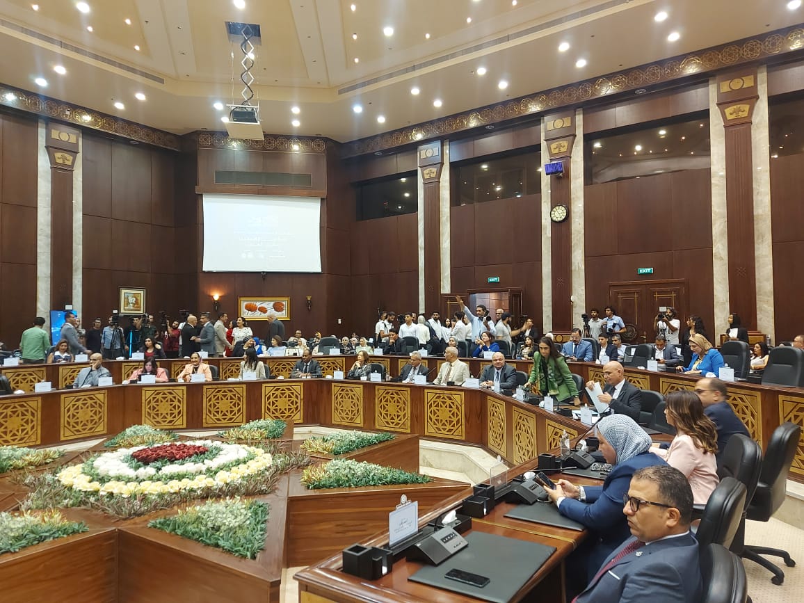 جانب من المؤتمر الصحفى