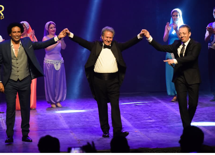 مصطفى شوقى ولؤى وسليم سحاب