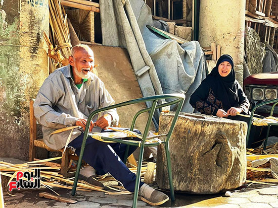 صناعة كراسي قش البردي صناعة كراسي قش البردي