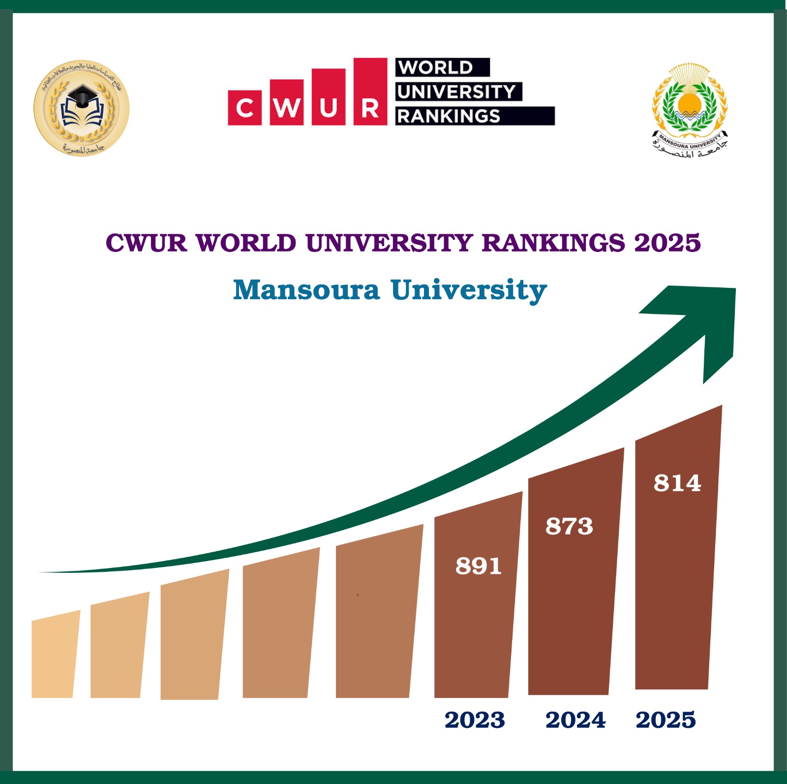 تصنيف جامعة المنصورة 
