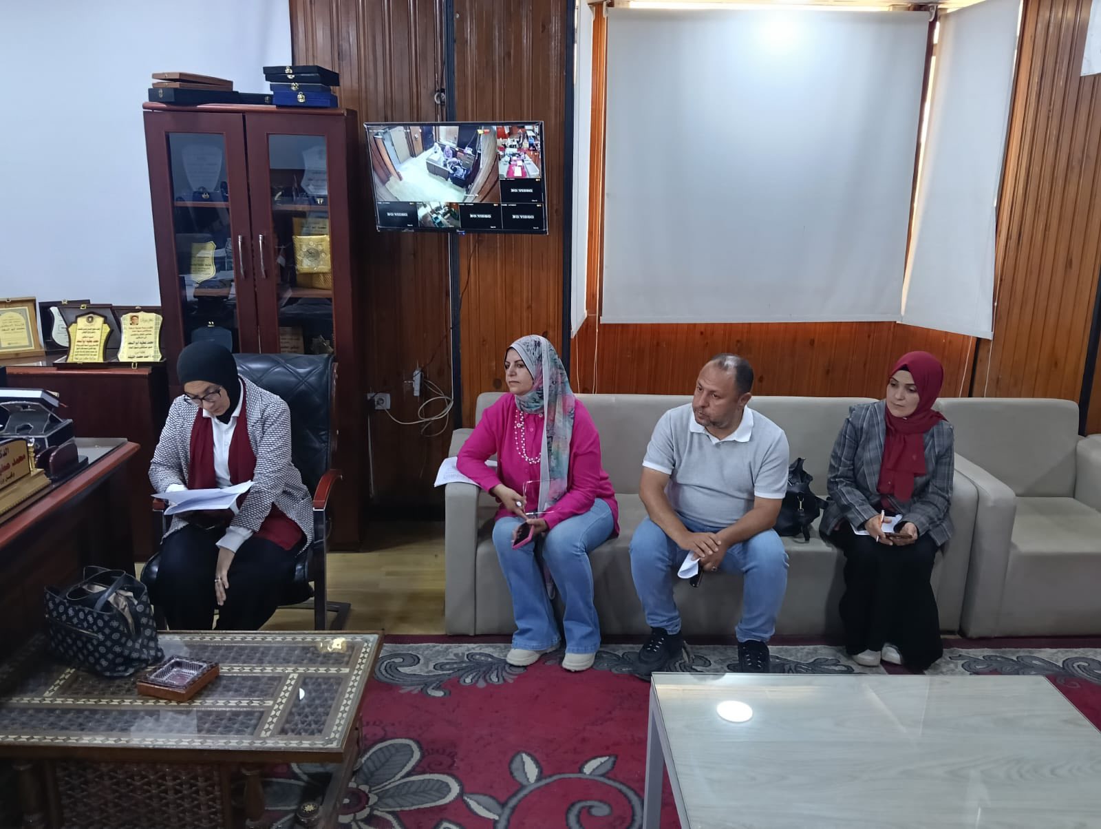 Attendance during the meeting of the Undersecretary of the Ministry of Health