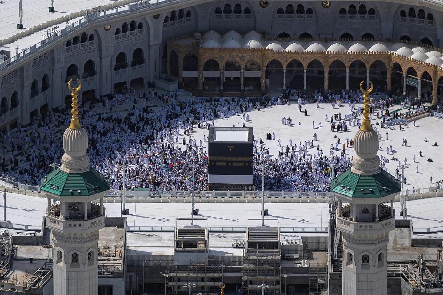 تواجد الحجاج فى الحرم تواجد الحجاج فى الحرم