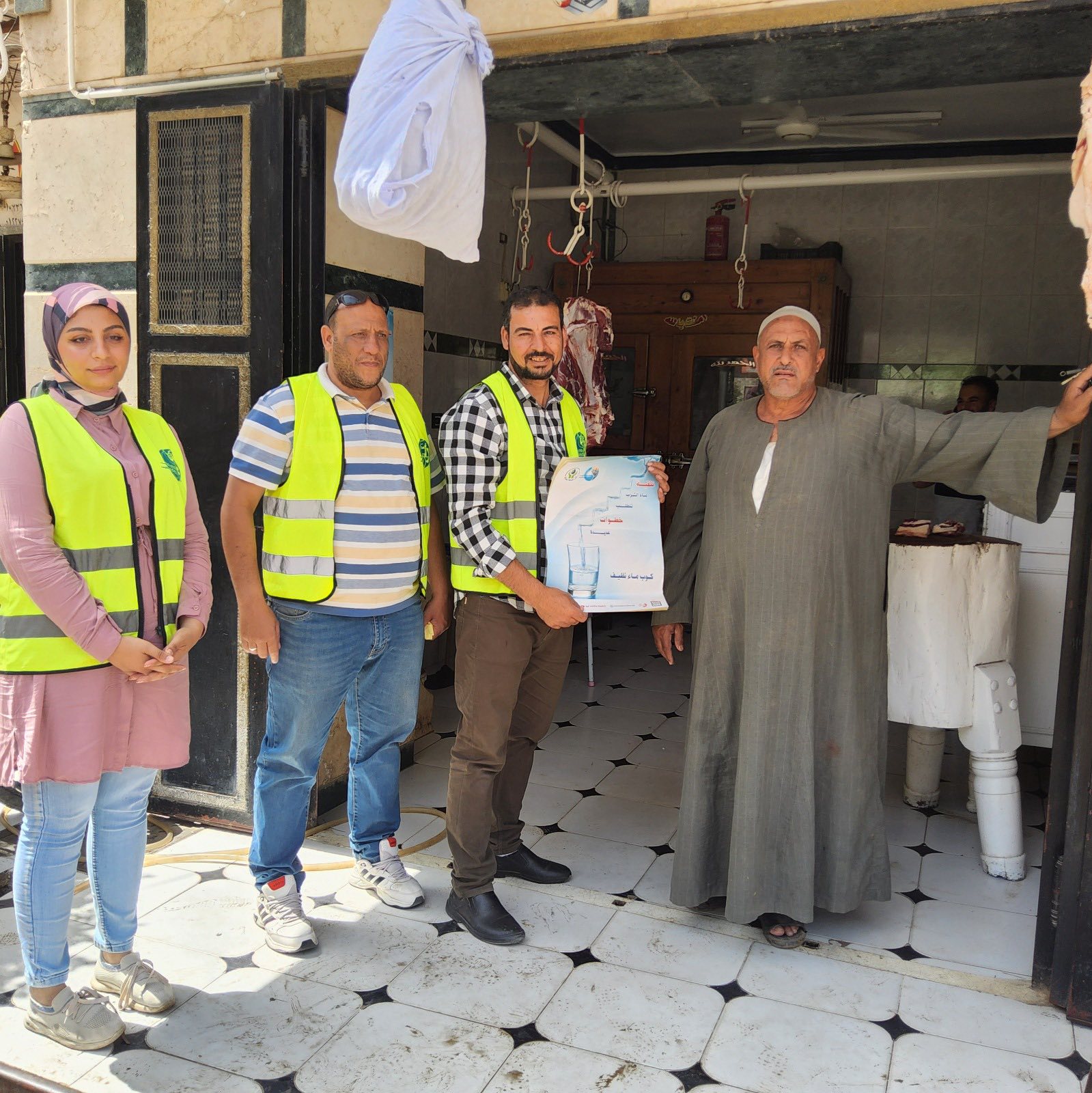 تفعيل المبادرة مع الجزارين