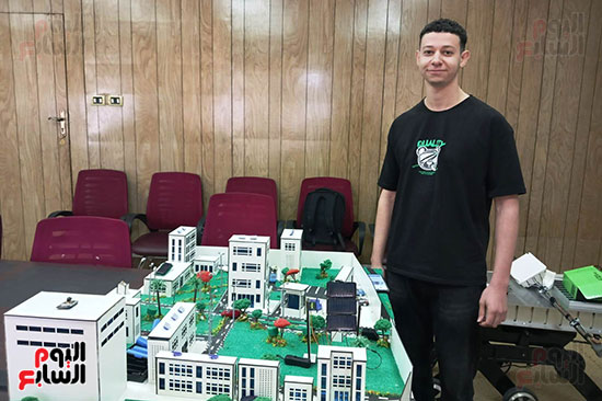 الطالب محمد إبراهيم عدلى