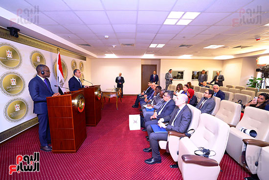 حضور إعلامي لمؤتمر وزيري خارجية مصر وبنين حضور إعلامي لمؤتمر وزيري خارجية مصر وبنين