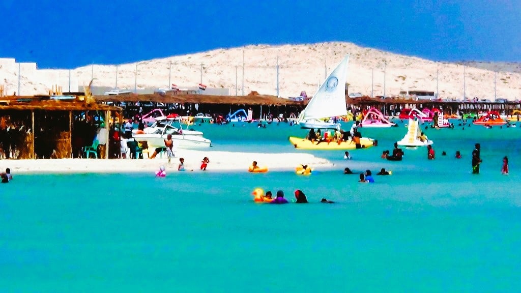 شاطئ روميل من اجمل  شواطئ مطروح