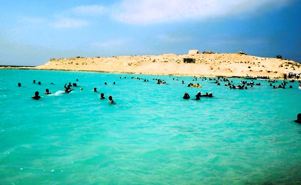 لاجون شاطئ روميل