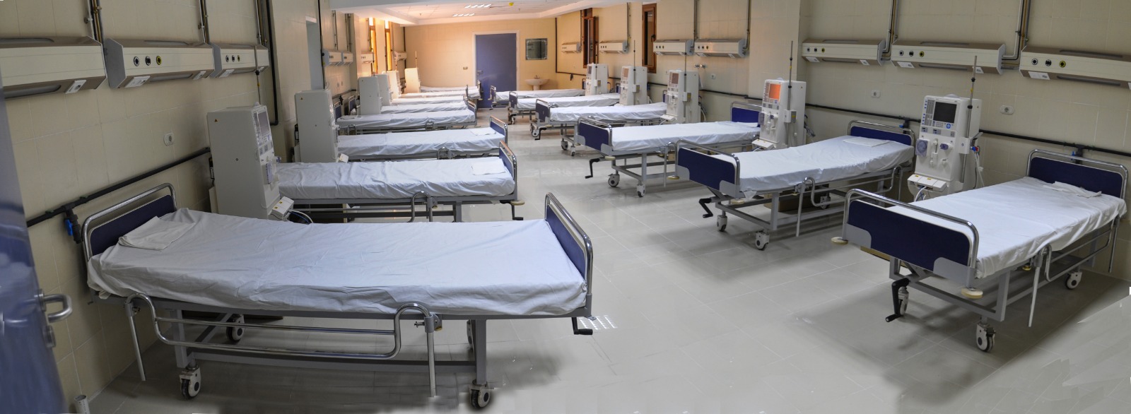 غرف بمستشفى  طوارئ  جامعة كفر الشيخ