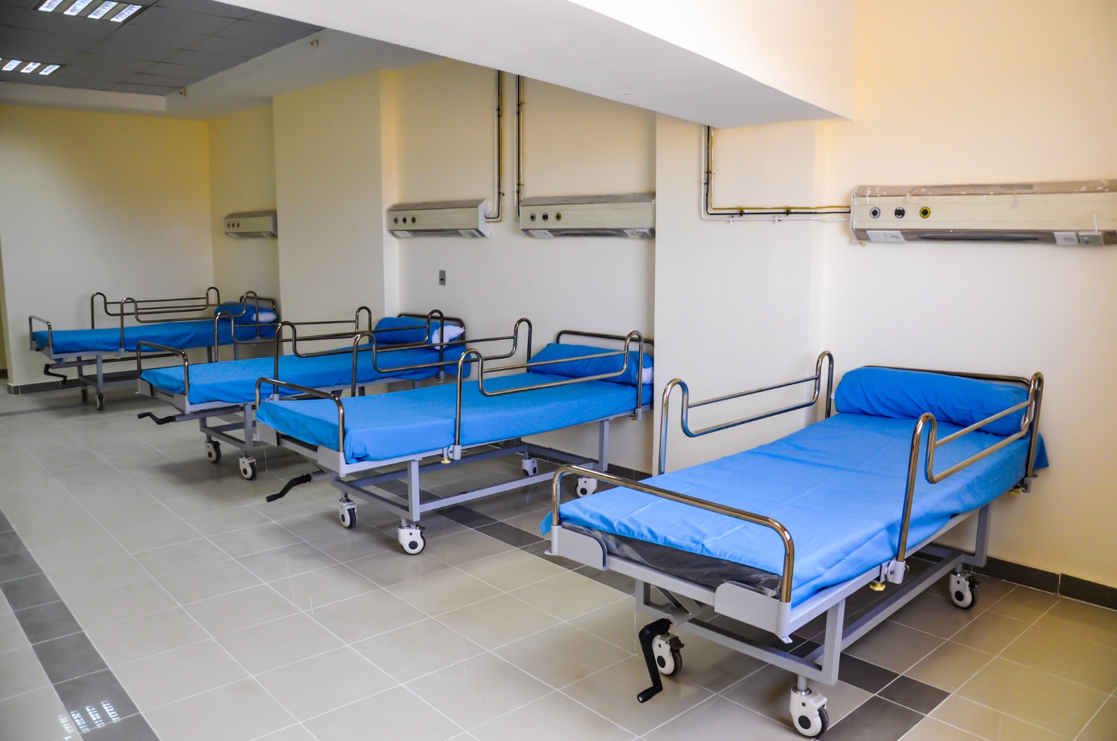 جانب من حجرات المستشفى الطوارئ