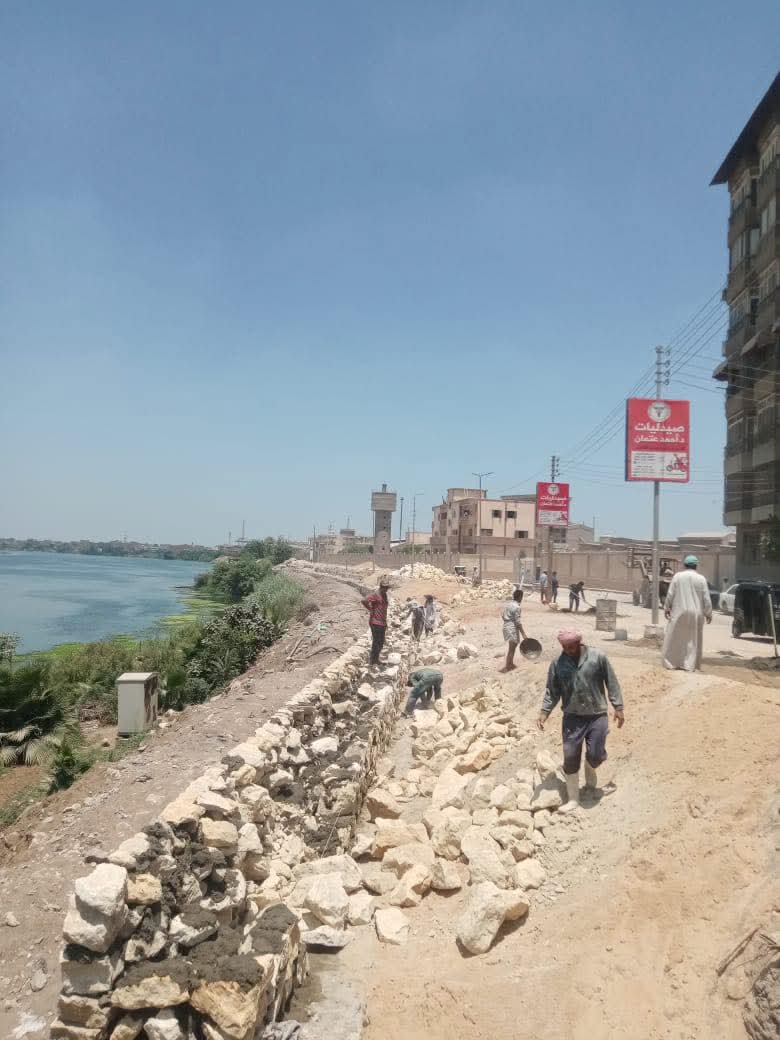 أعمال تطوير كورنيش كفر الزيات