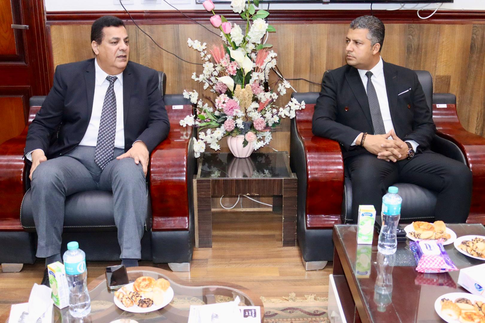 اقتصادية حقوق الإنسان تزور جامعة بني سويف التكنولوجية   (2)