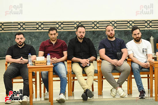  تقديم واجب العزاء إلى علاء نبيل المدير الفنى للاتحاد المصرى لكرة القدم  (17)