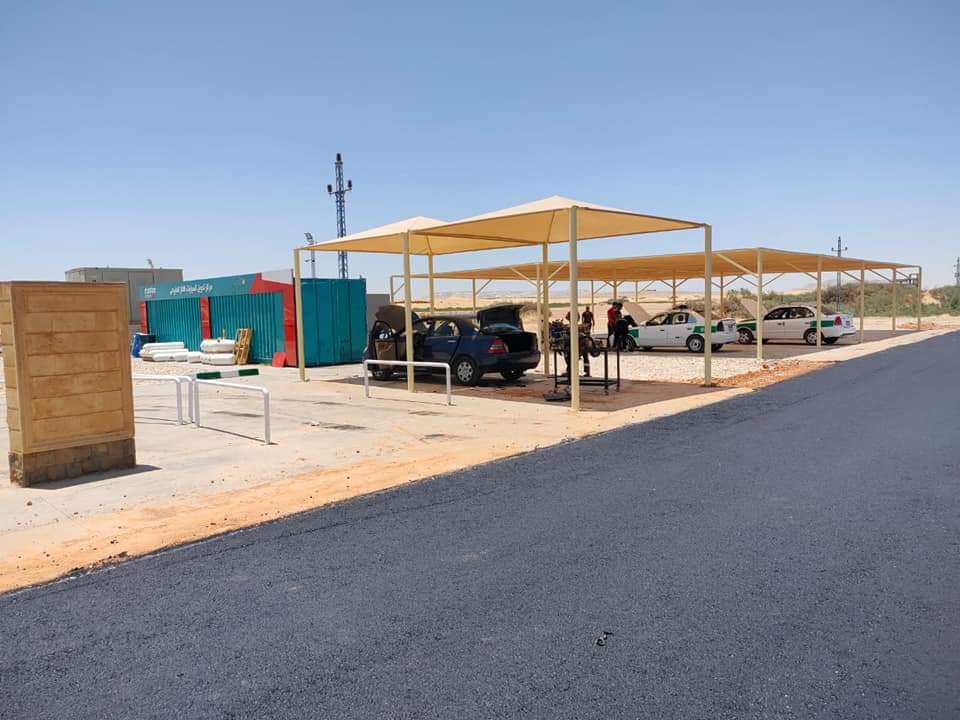 محطة الغاز الطبيعى بالخارجة