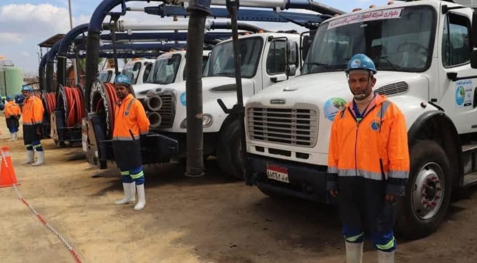 استعدادات الصرف الصحي في الإسكندرية