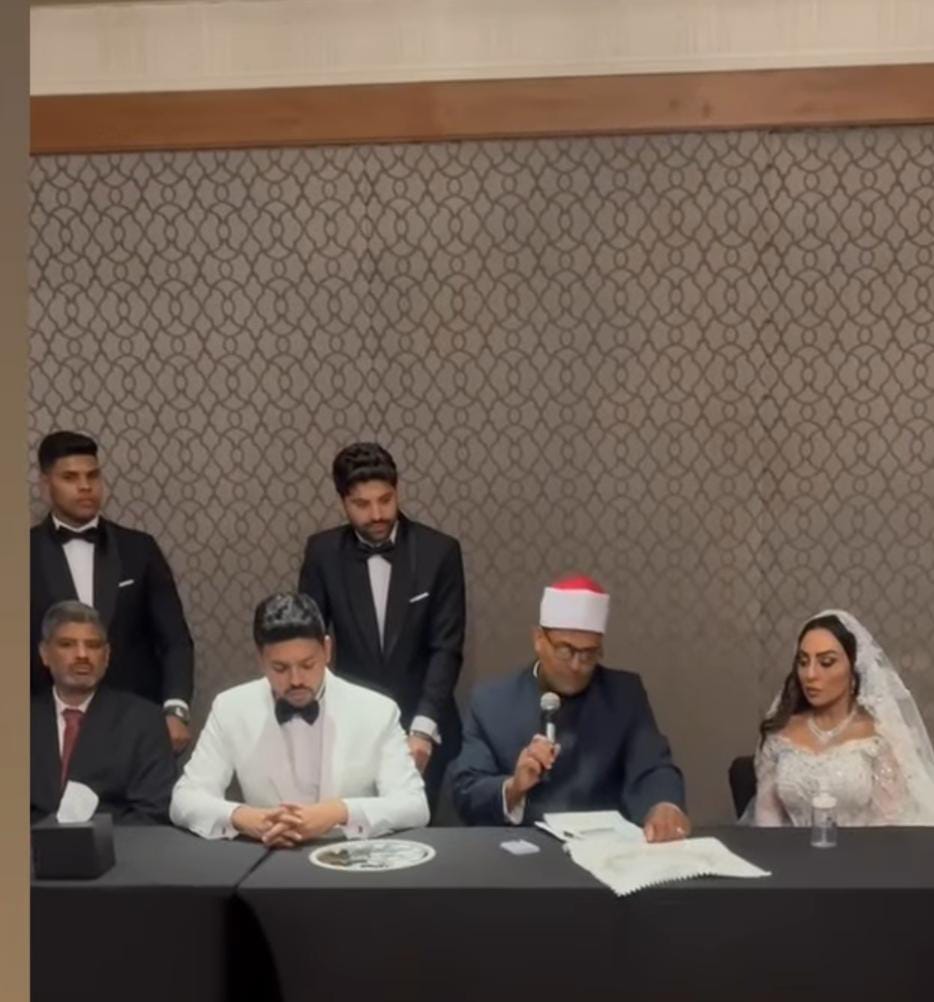 جانب من حفل الزفاف