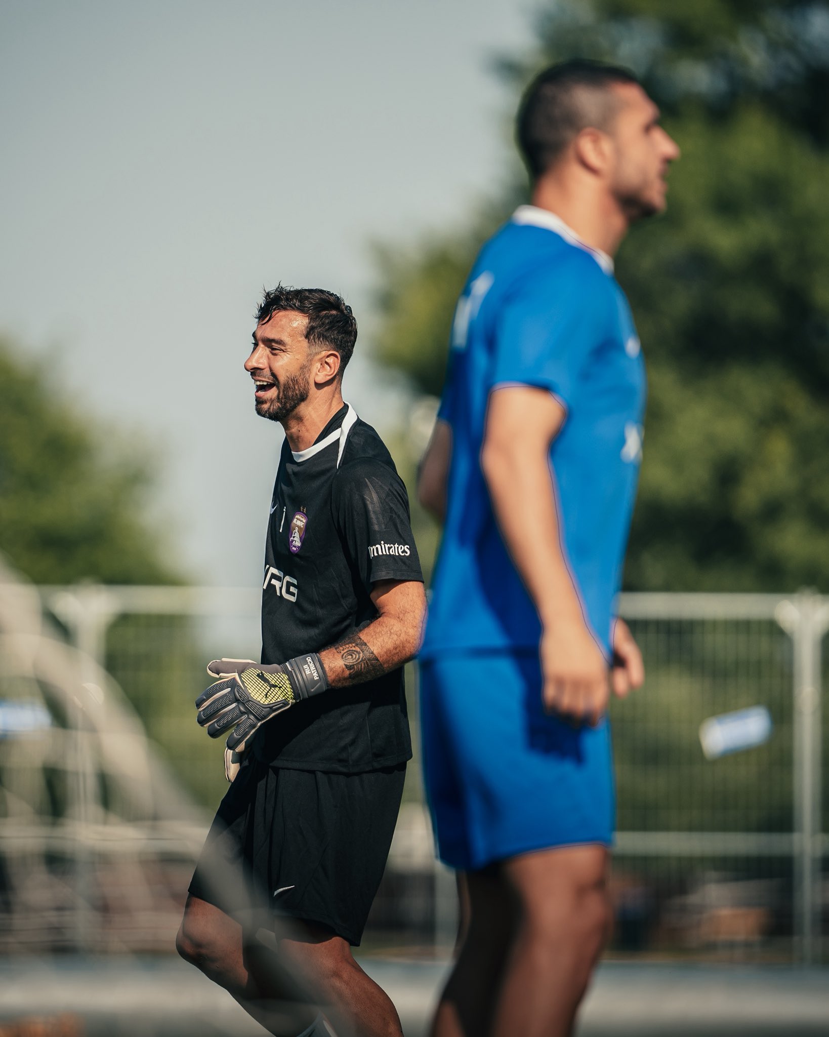 رامي ربيعة وباتريسيو في مران العين