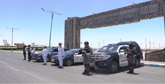 انتشار أمني واسع وخدمات متكاملة في الميادين والطرق (9)