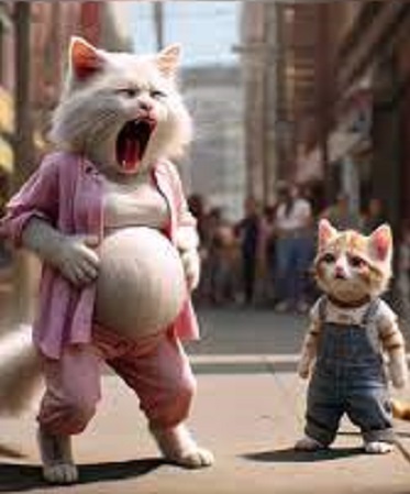 مشهد تمثيلي بالـ AI