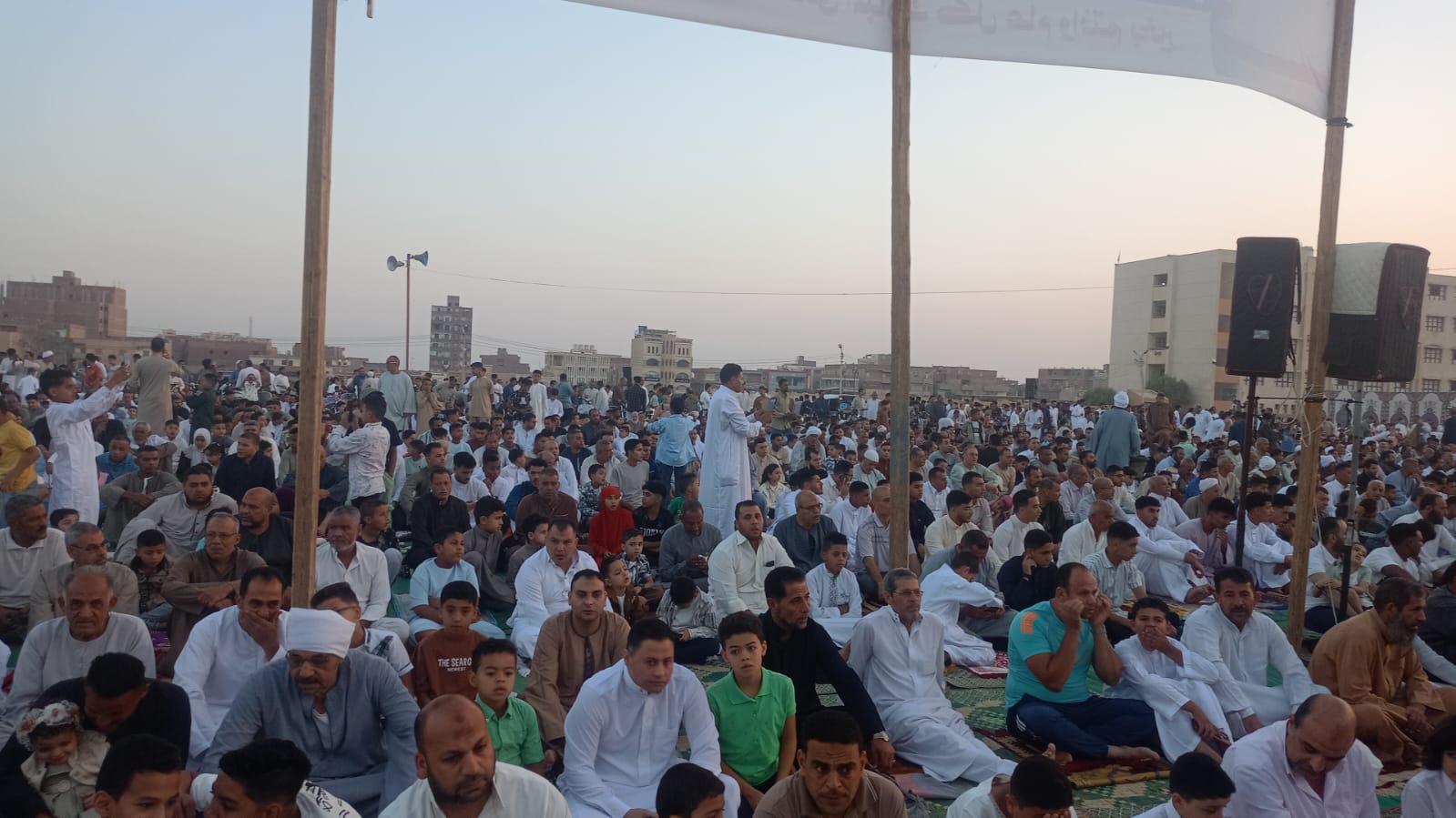 المصليين في الفيوم