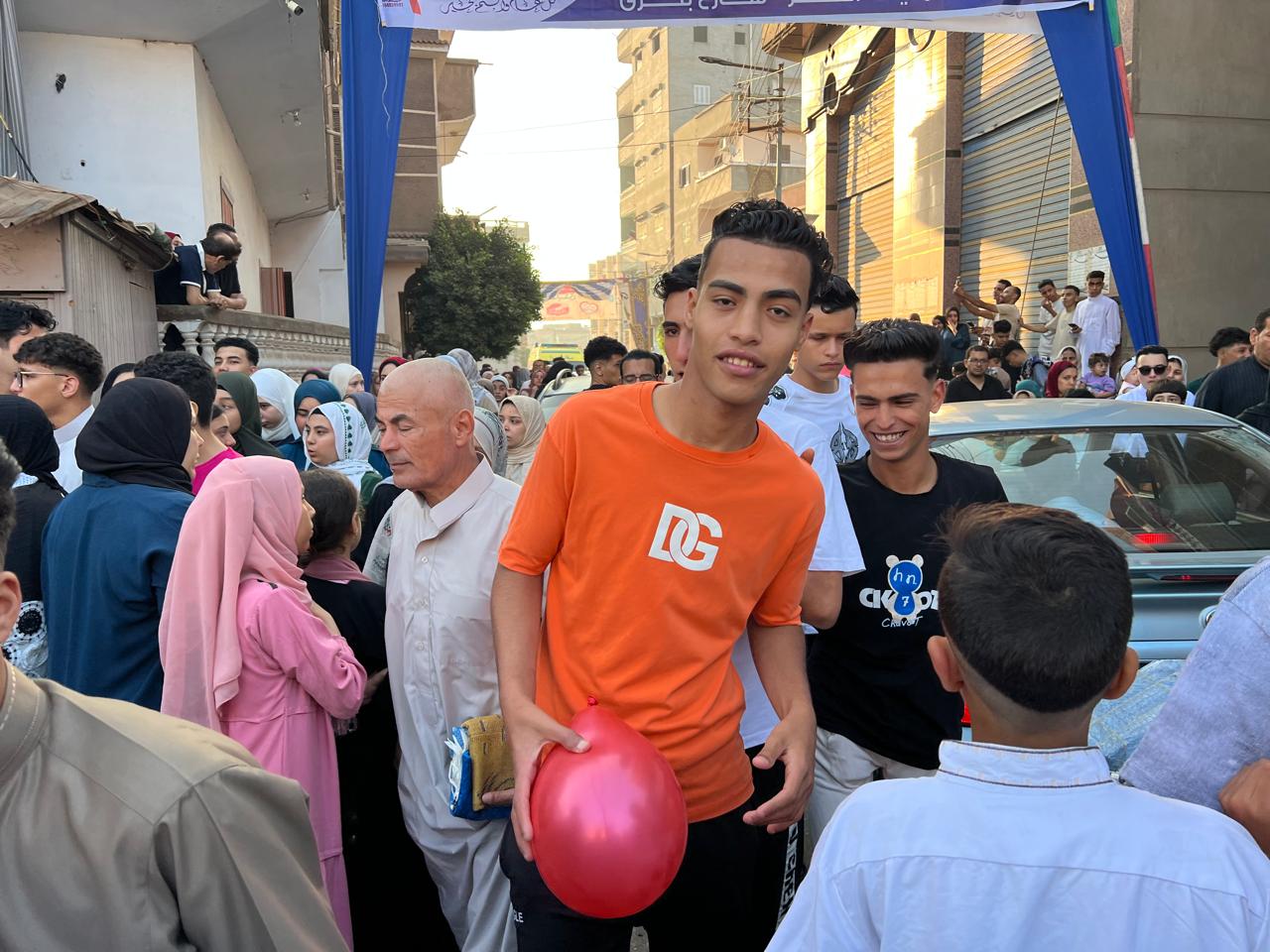 مشاركة الشباب في الاحتفال بعيد الاضحي
