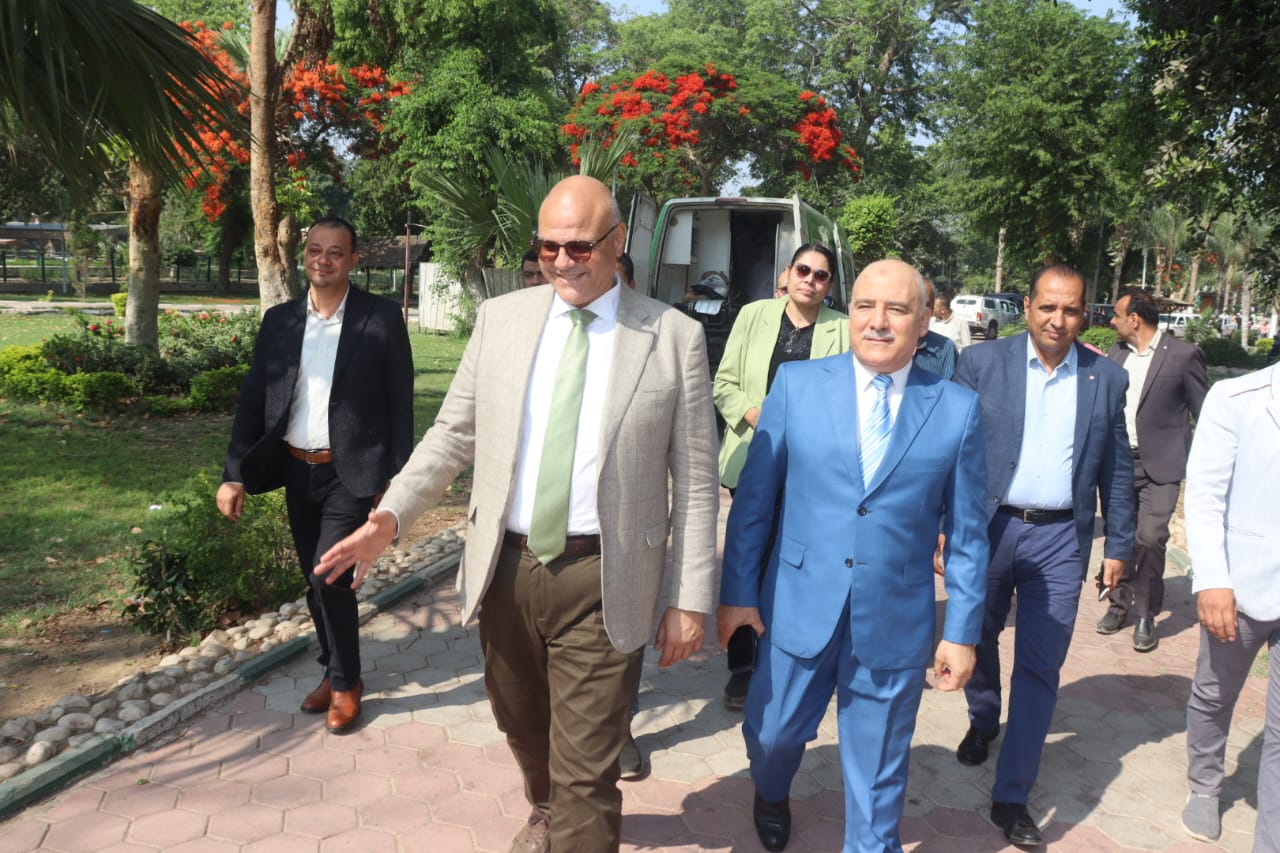 تفقد حدائق القناطر الخيرية