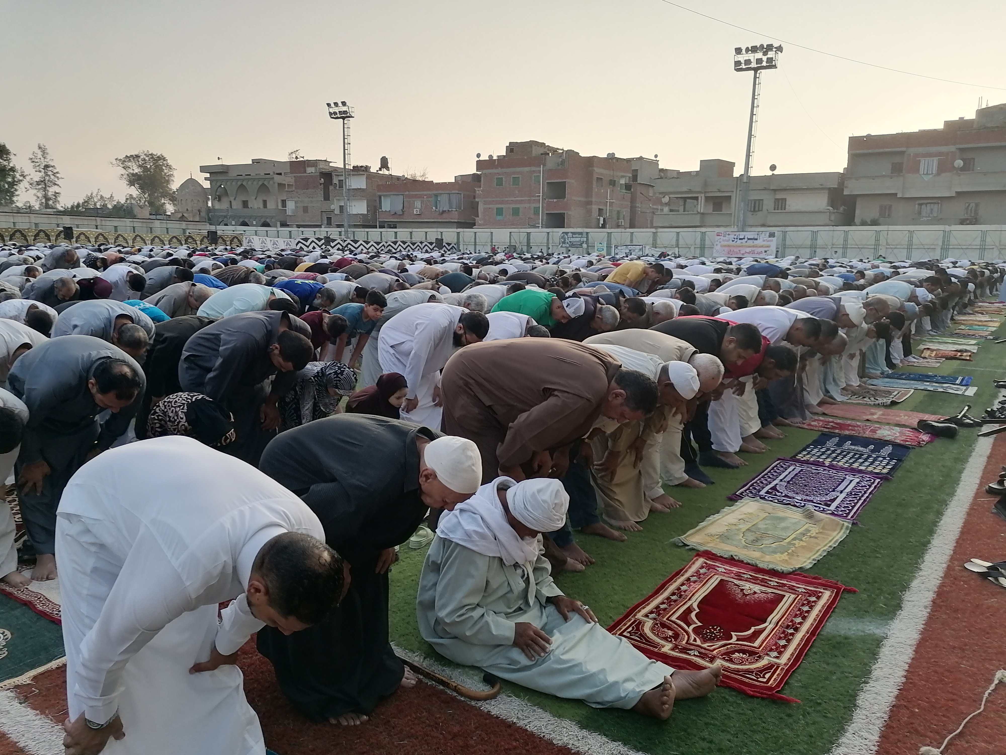 جانب من صلاة عيد الأضحي