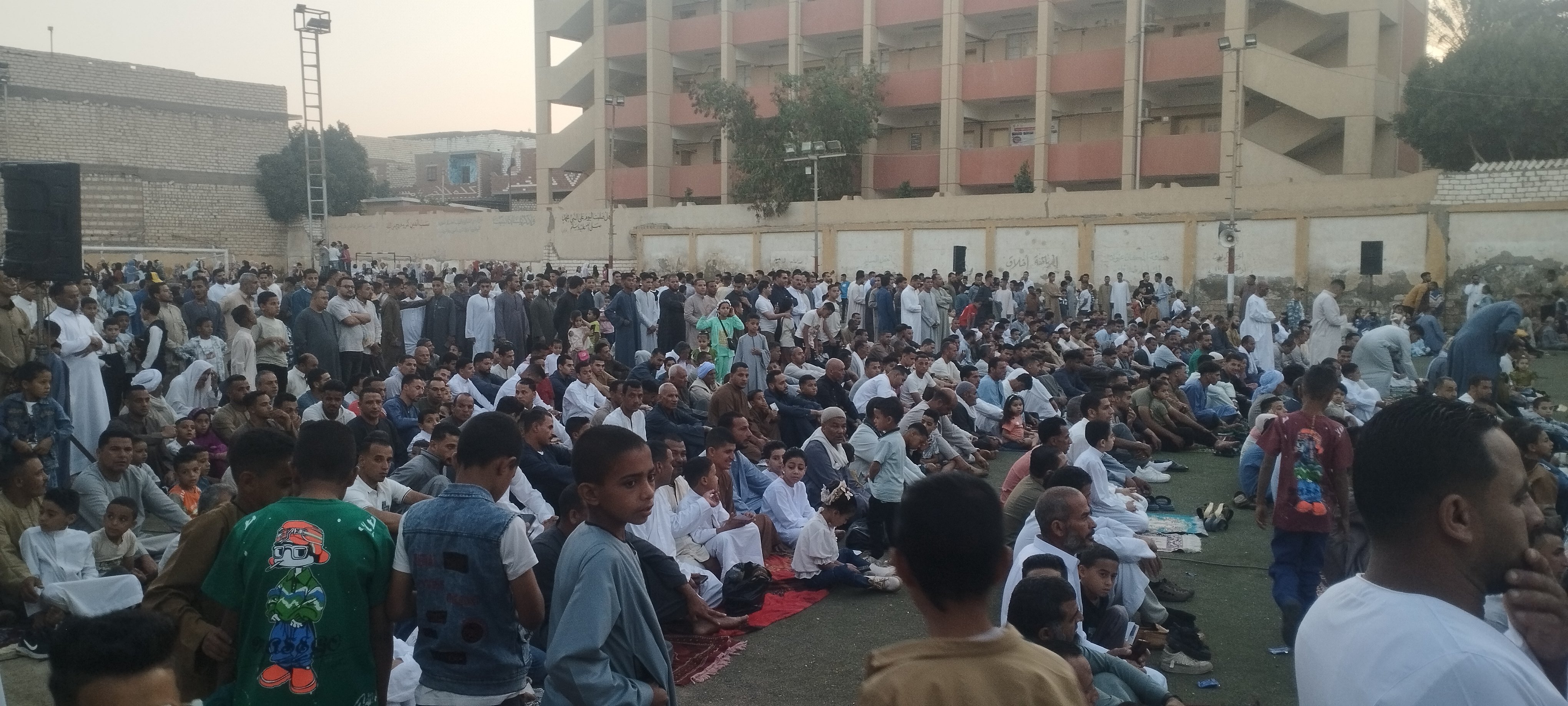 صلاة عيد الأضحى فى  المنيا