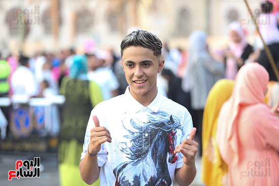 فرحة العيد تملأ مسجد عمرو بن العاص (3)